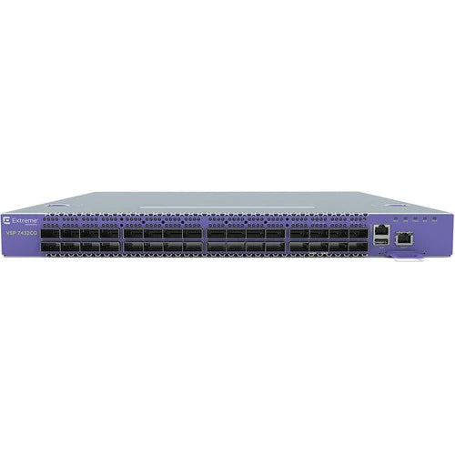 Commutateur de couche 3 ExtremeSwitching VSP 7432CQ-F VSP7400-32C-AC-F de Extreme Networks