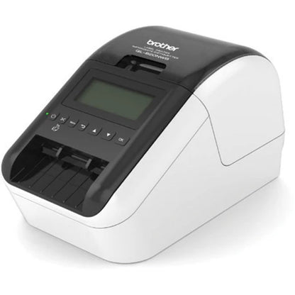 Imprimante thermique directe Brother QL820NWB - Monochrome - Portable - Impression d'étiquettes - Ethernet - USB - Bluetooth QL820NWB
