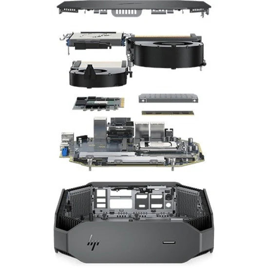 HP Z2 Mini G5 Workstation - 1 x Intel Core i5 Hexa-core (6 Core) i5-10500 10th Gen 3.10 GHz - 8 GB DDR4 SDRAM RAM - 256 GB SSD - Mini PC 329N2UT#ABA