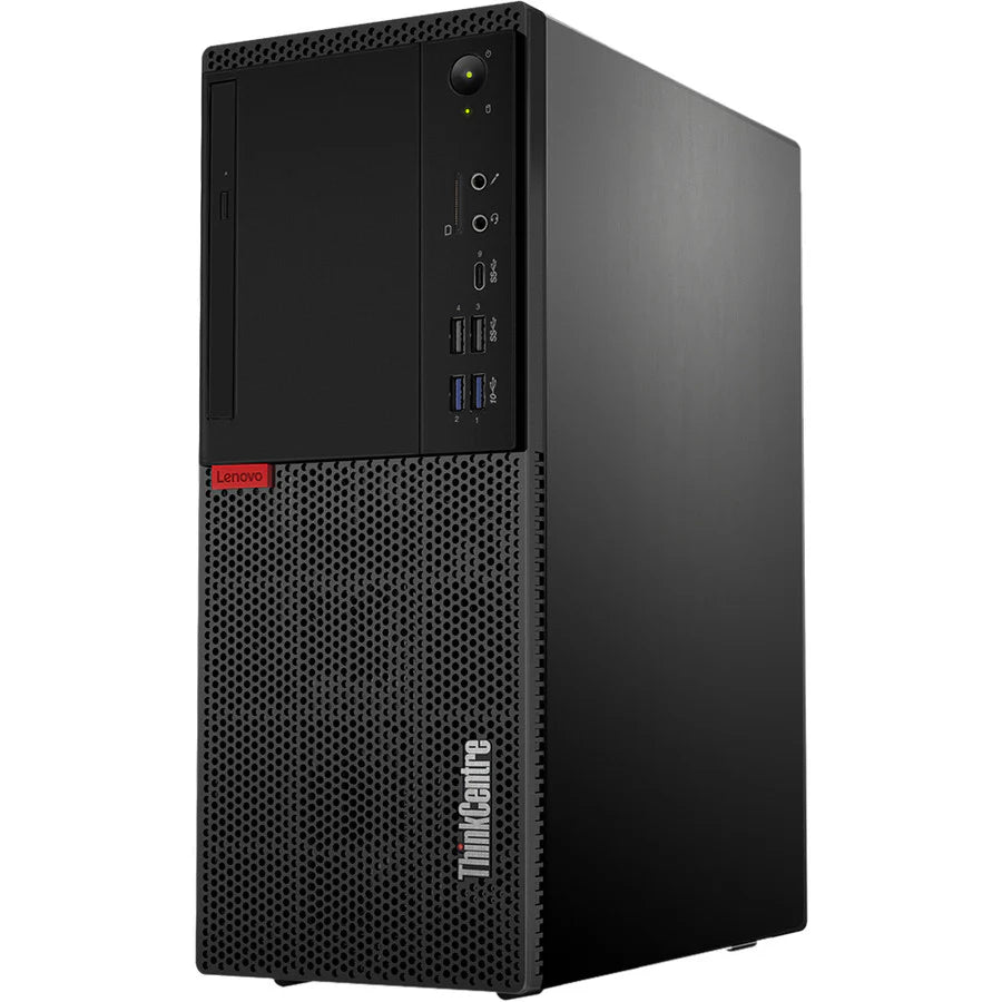 Ordinateur de bureau Lenovo ThinkCentre M720t 10SQ0019US - Intel Core i3 8e génération i3-8100 3,60 GHz - 8 Go de RAM DDR4 SDRAM - Disque dur 1 To - Tour 10SQ0019US