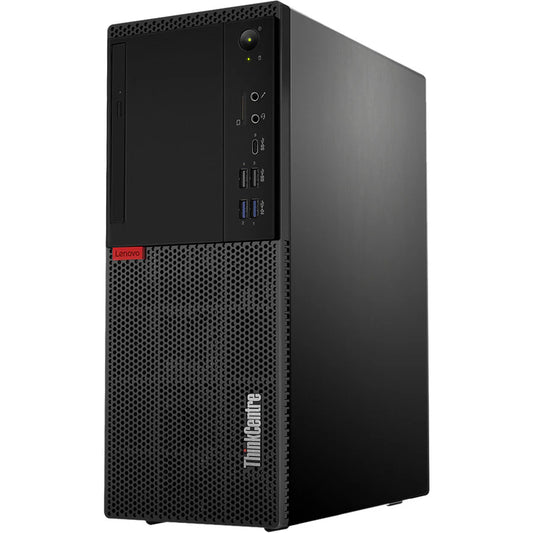Ordinateur de bureau Lenovo ThinkCentre M720t 10SQ0019US - Intel Core i3 8e génération i3-8100 3,60 GHz - 8 Go de RAM DDR4 SDRAM - Disque dur 1 To - Tour 10SQ0019US