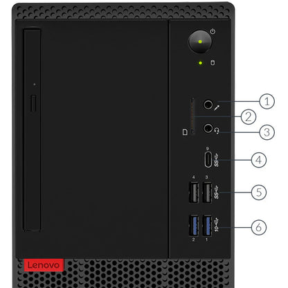 Ordinateur de bureau Lenovo ThinkCentre M720t 10SQ001JUS - Intel Core i5 8e génération i5-8400 2,80 GHz - 8 Go RAM DDR4 SDRAM - 512 Go SSD - Tour 10SQ001JUS
