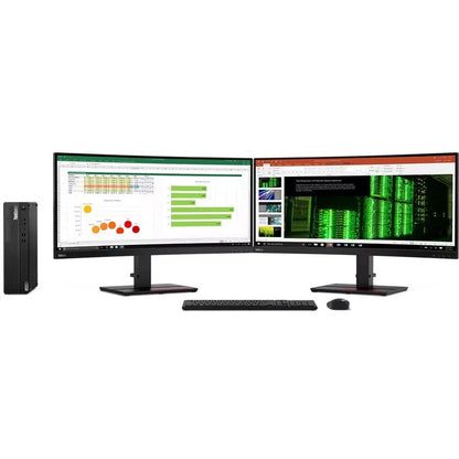Ordinateur de bureau Lenovo ThinkCentre M75s Gen 2 11R8000NUS - AMD Ryzen 3 PRO 5350G Quad-core (4 Core) 4 GHz - 8 Go RAM DDR4 SDRAM - 128 Go SSD M.2 PCI Express NVMe 3.0 x2 - Petit facteur de forme - Noir 11R8000NUS