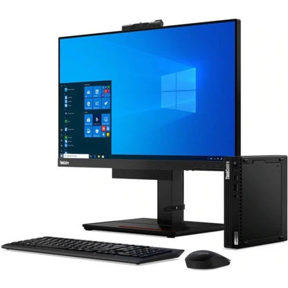 Ordinateur de bureau Lenovo ThinkCentre M80q 11DN0037US - Intel Core i5 10e génération i5-10500T Hexa-core (6 cœurs) 2,30 GHz - 16 Go RAM DDR4 SDRAM - 512 Go SSD - Tiny - Raven Black 11DN0037US