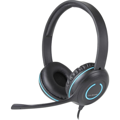 Casque stéréo Cyber ​​Acoustics AC-5002 avec prise unique AC5002