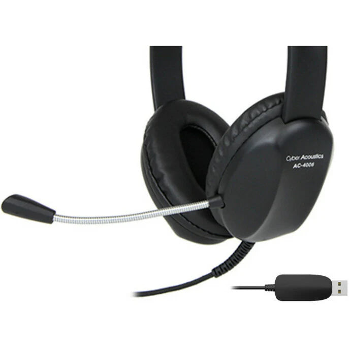 Casque stéréo USB Cyber ​​Acoustics AC-4006 AC-4006