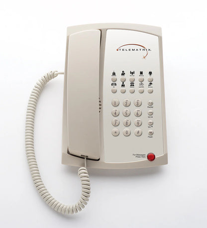 Télématrix 3100MW10 Ligne unique 10 boutons Ash