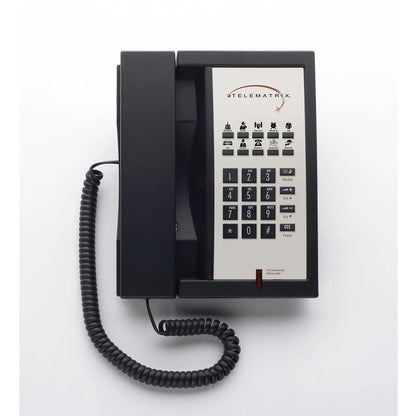 Télécomande Telematrix 3300MW10 à ligne unique, 10 boutons, noir