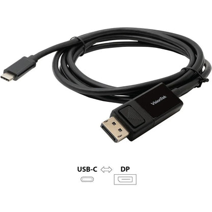 Câble actif bidirectionnel VisionTek USB-C vers DisplayPort 1.4 2 M (M/M) 901288