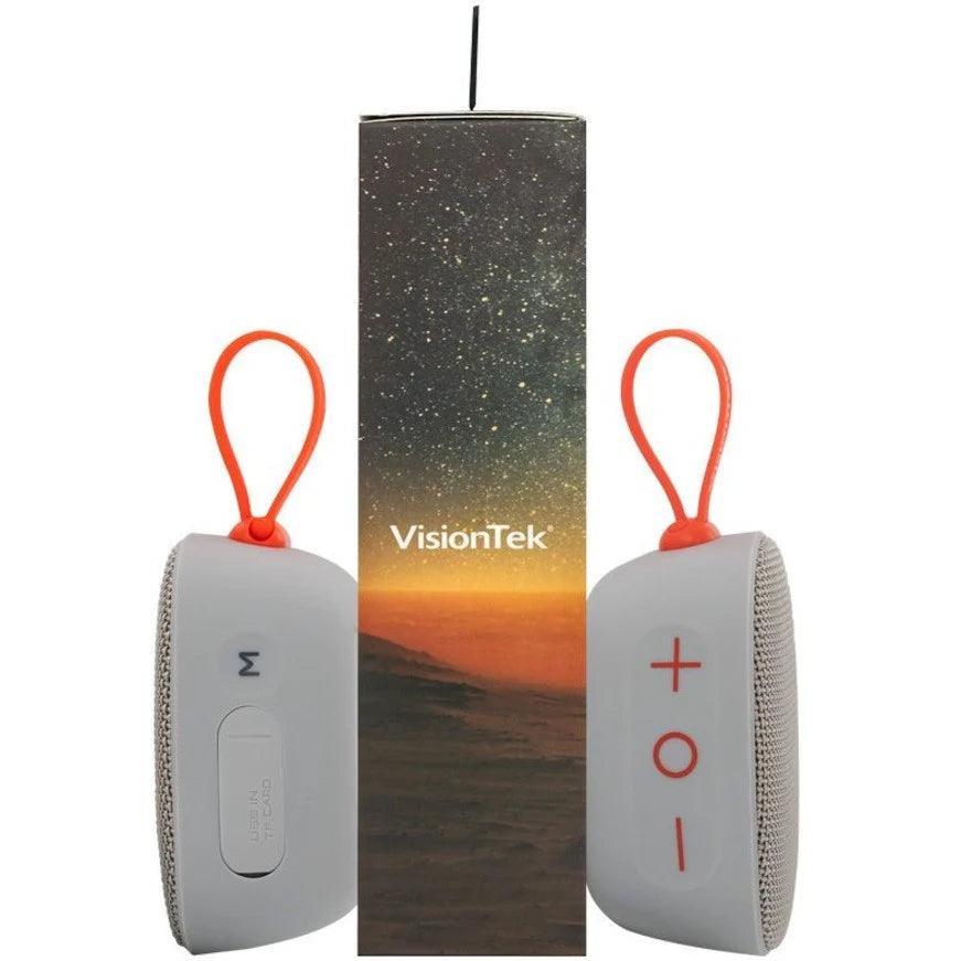 Système d'enceintes Bluetooth portable VisionTek Sound Cube - Gris 901323