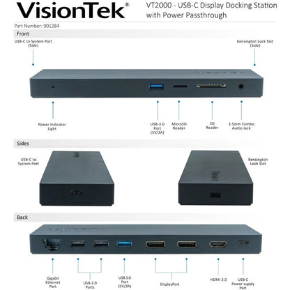 VT2000 USB-C Display Dock 901284