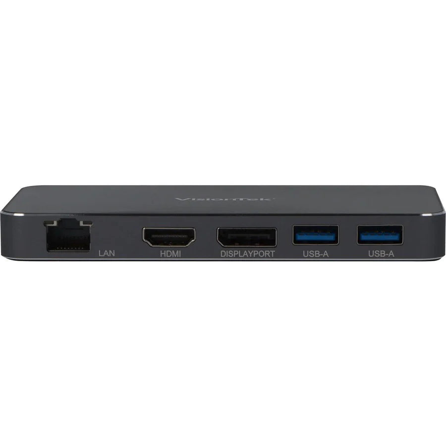 Station d'accueil USB-C portable VisionTek VT350 avec alimentation traversante 901527