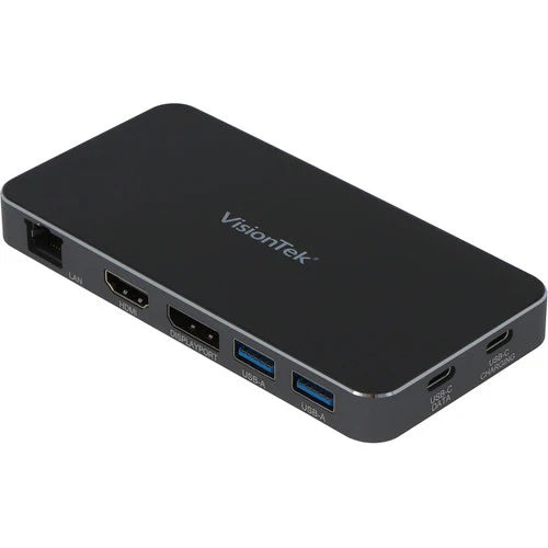 Station d'accueil USB-C portable VisionTek VT350 avec alimentation traversante 901527