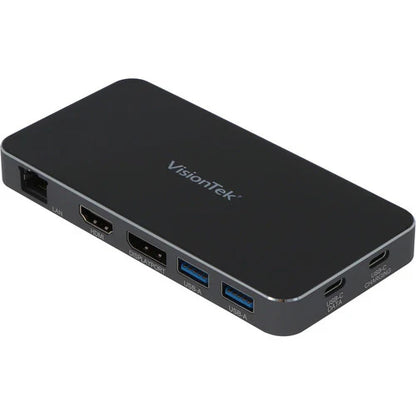 Station d'accueil USB-C portable VisionTek VT350 avec alimentation traversante 901527