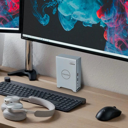Station d'accueil VisionTek VT7100 à triple écran 4K USB-C avec alimentation de 100 W 901499