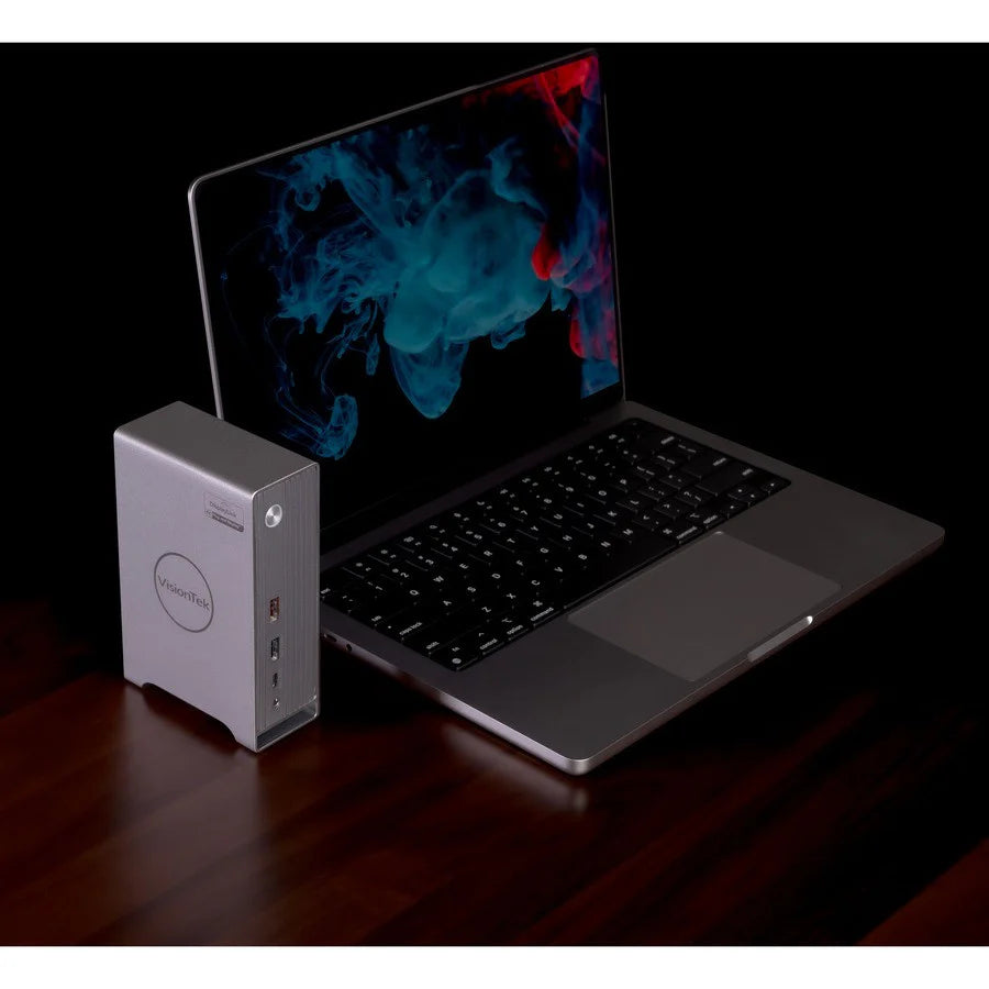 Station d'accueil VisionTek VT7100 à triple écran 4K USB-C avec alimentation de 100 W 901499