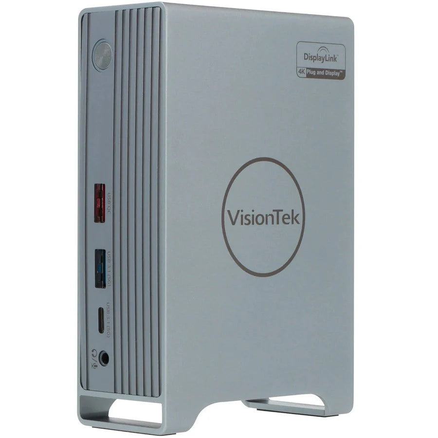 Station d'accueil VisionTek VT7100 à triple écran 4K USB-C avec alimentation de 100 W 901499