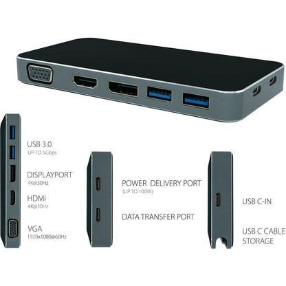 USB C Dock with up to 100W PD 901226