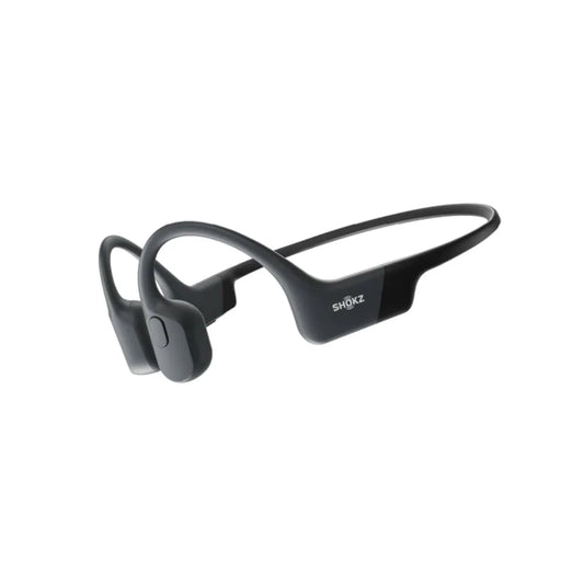 Casque Bluetooth AfterShokz OpenRun Mini avec micro à conduction osseuse - Léger - Étanche IP67 - Autonomie de la batterie de 8 heures - Noir 