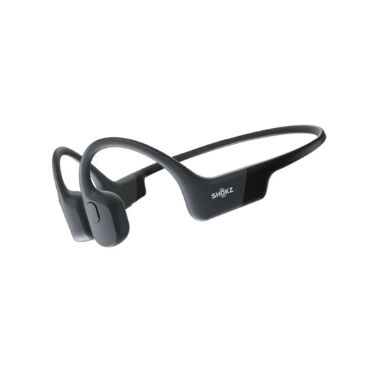 Casque Bluetooth AfterShokz OpenRun avec micro à conduction osseuse - Léger - Étanche IP67 - Autonomie de la batterie de 8 heures - Noir