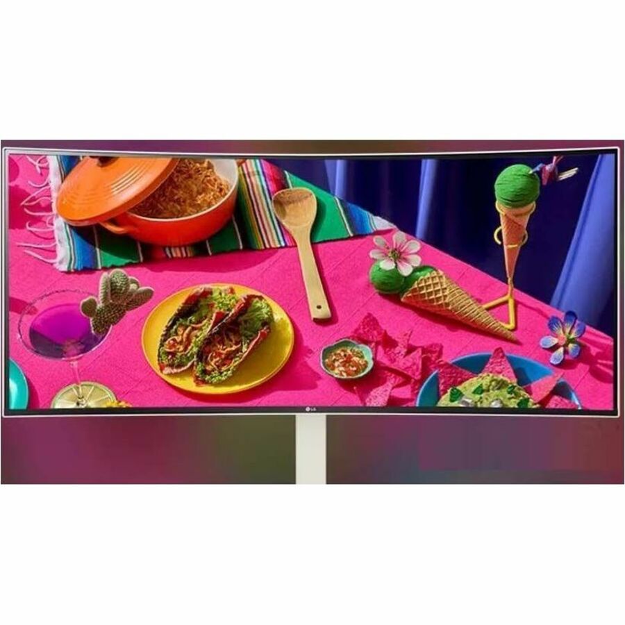 Moniteur LCD incurvé LG Ultrawide 38WR85QC-W de 38 pouces WQHD - 21:9 - Blanc 38WR85QC-W