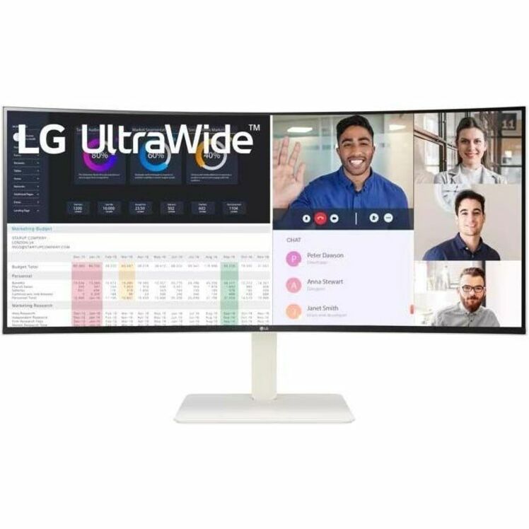 Moniteur LCD incurvé LG Ultrawide 38WR85QC-W de 38 pouces WQHD - 21:9 - Blanc 38WR85QC-W