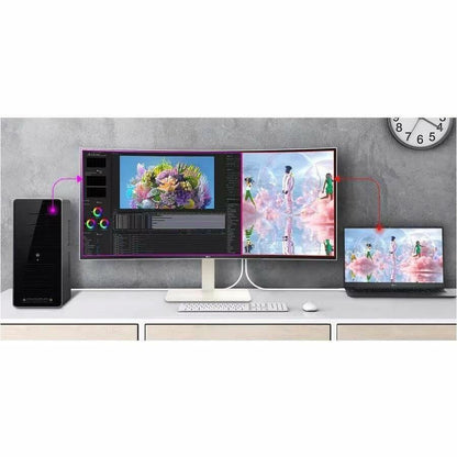Moniteur LCD incurvé LG Ultrawide 38WR85QC-W de 38 pouces WQHD - 21:9 - Blanc 38WR85QC-W