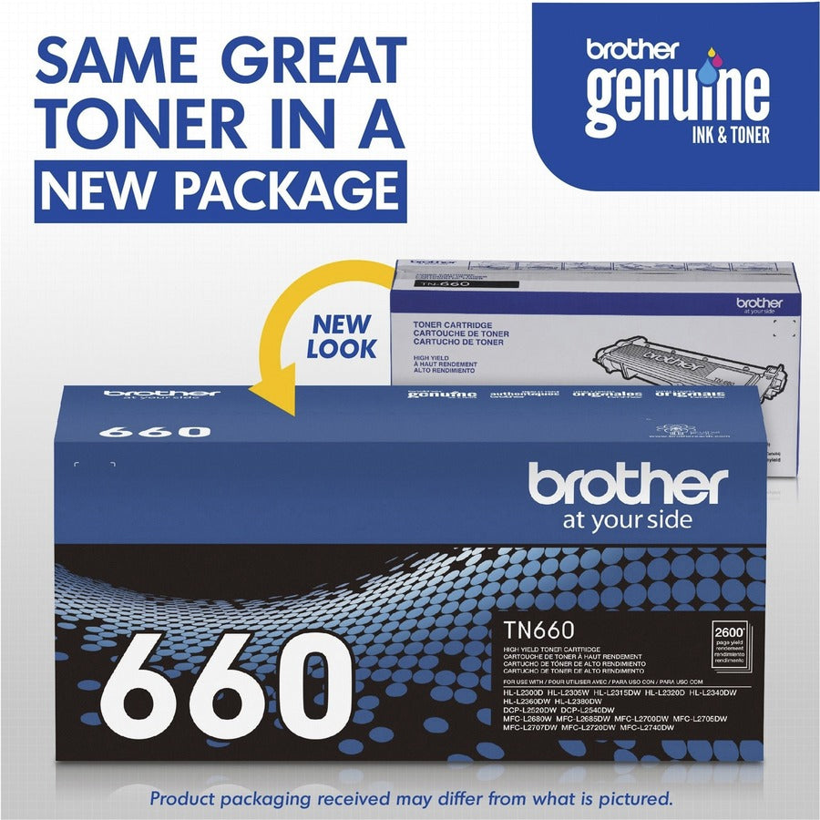 Cartouche de toner d'origine Brother TN660 TN660
