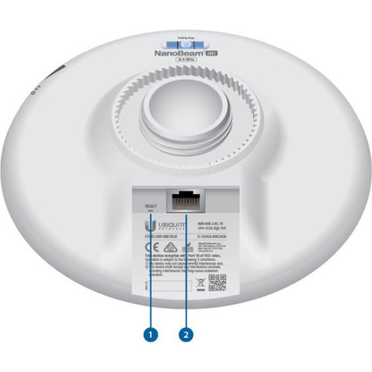 Pont sans fil Ubiquiti NanoBeam ac NBE-2AC-13 IEEE 802.11ac 330 Mbit/s NBE-2AC-13