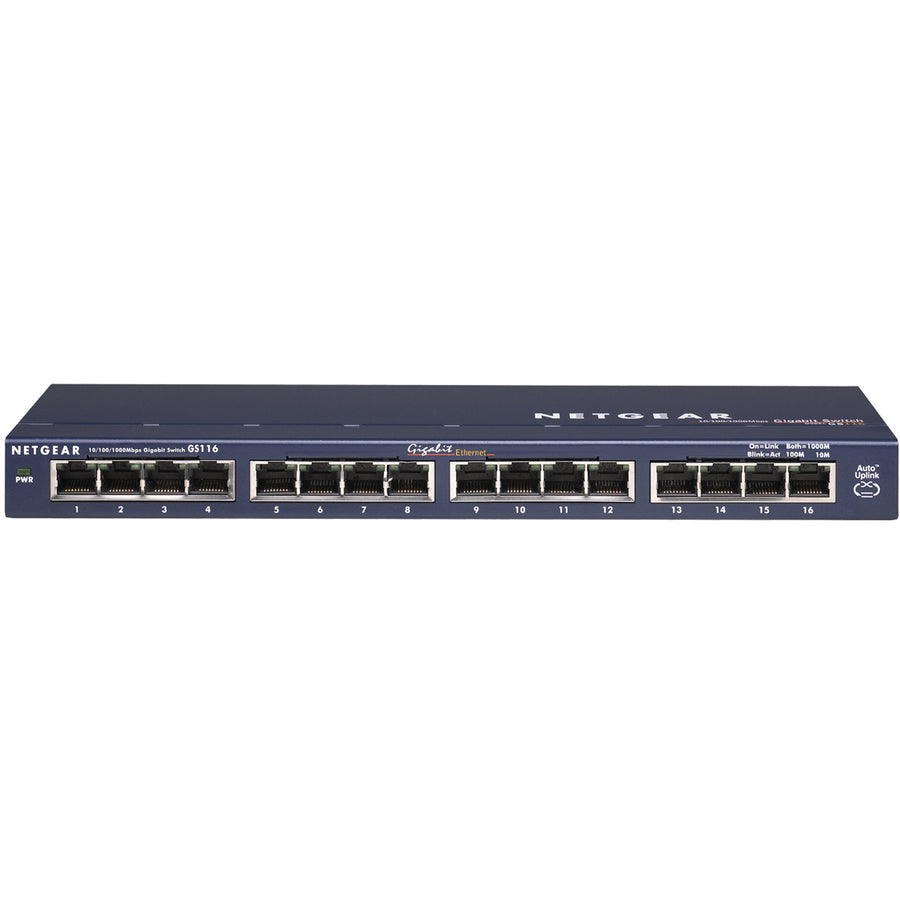 Commutateur Ethernet Gigabit 16 ports Netgear ProSafe GS116 GS116NA