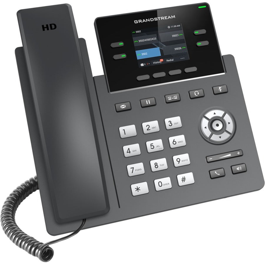 Téléphone IP Grandstream GRP2612 - Filaire - Filaire - Montage mural, Bureau GRP2612