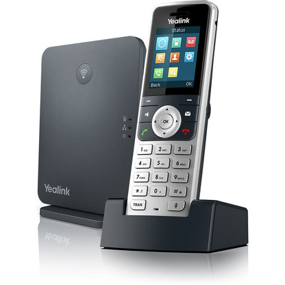 Téléphone IP Yealink W53P - Sans fil - Filaire - DECT - Montage mural, Bureau - Argent albâtre, Gris classique W53P