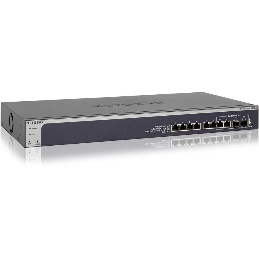 Netgear XS708T - ProSAFE 10 Gigabit Smart Managed Switch XS708T-100NES