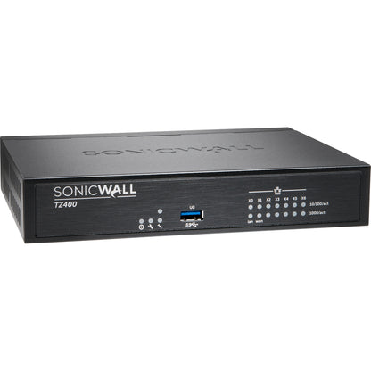 Appareil de sécurité réseau/pare-feu SonicWall TZ400 avec TotalSecure 1 an 01-SSC-0514