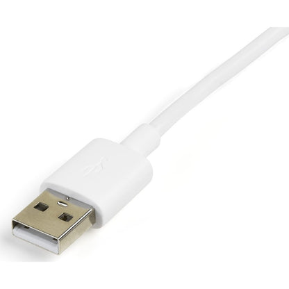 Câble Apple Lightning ou Micro USB vers USB de 1 m (3 pi) de StarTech.com pour iPhone/iPod/iPad - Blanc LTUB1MWH