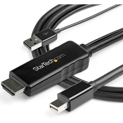Câble HDMI vers DisplayPort StarTech.com de 3 m (10 pi) - 4K 30 Hz - Alimentation USB - Câble HDMI vers DisplayPort actif (HD2DPMM10) HD2DPMM10