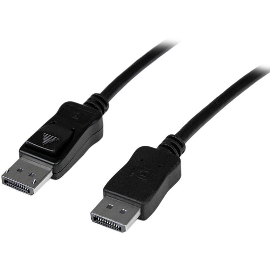 Câble DisplayPort actif StarTech.com de 10 m, câble DisplayPort 4K UHD, câble DP long/cordon pour projecteur/moniteur, avec loquets DISPL10MA