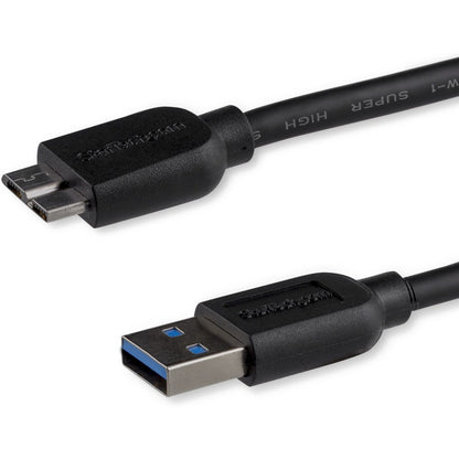 Câble USB 3.0 A vers Micro B Slim SuperSpeed ​​de 0,5 m (20 po) de StarTech.com - M/M USB3AUB50CMS