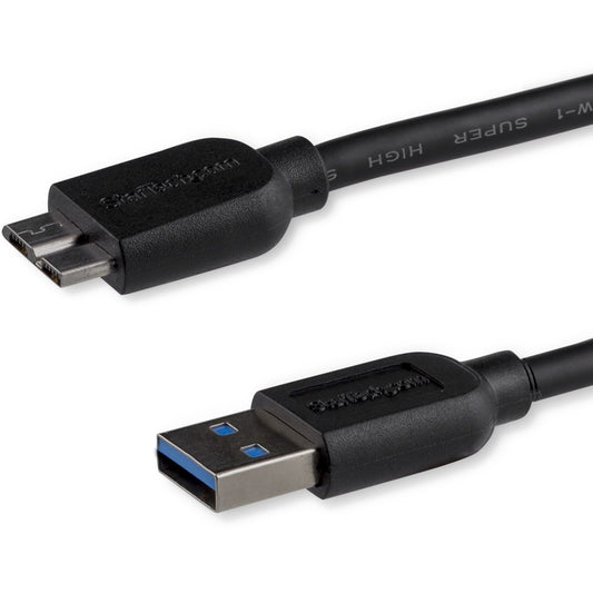 Câble USB 3.0 A vers Micro B Slim SuperSpeed ​​de 0,5 m (20 po) de StarTech.com - M/M USB3AUB50CMS