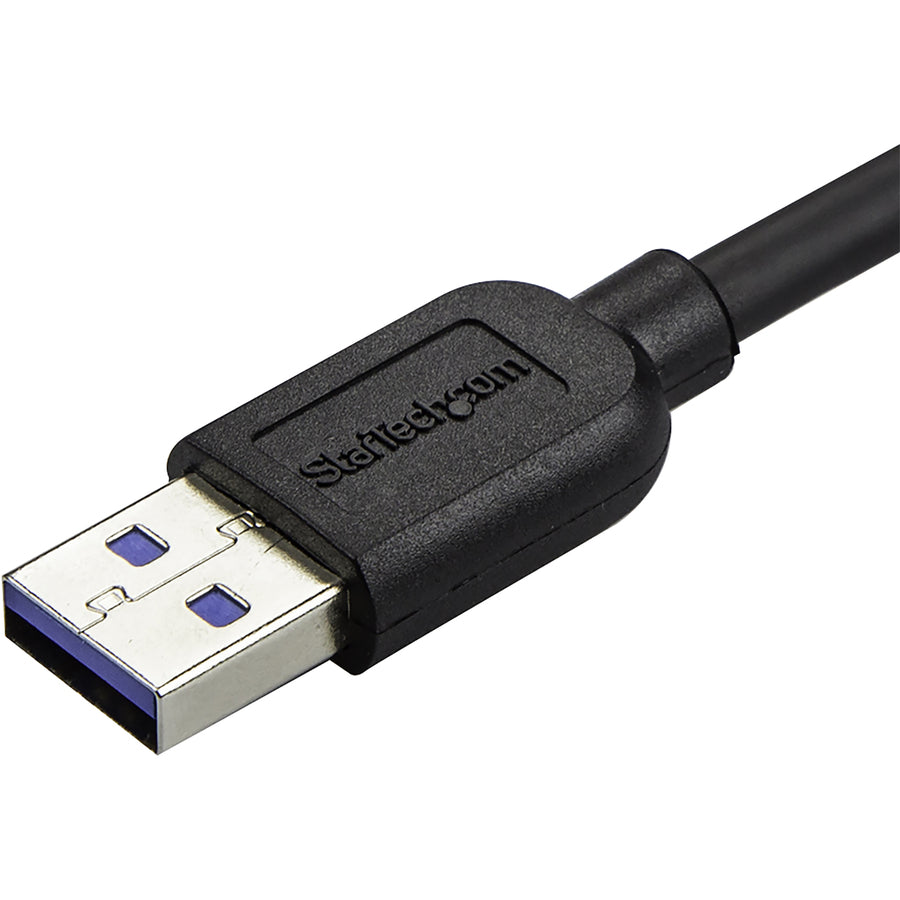 Câble micro USB 3.0 fin StarTech.com de 0,5 m (20 po) - M/M - USB 3.0 A vers micro USB à angle droit - USB 3.1 Gen 1 (5 Gbit/s) USB3AU50CMRS