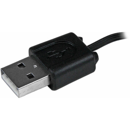 Câble USB rétractable StarTech.com de 2,5 pieds - USB vers Micro USB et Mini USB - M/M USBRETAUBMB