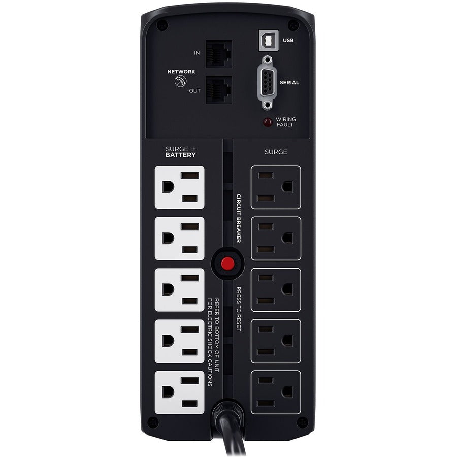 Systèmes d'onduleurs CyberPower CP850PFCLCD PFC Sinewave - Capacité : 850 VA/510 W CP850PFCLCD