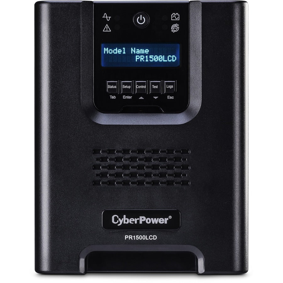 Onduleur LCD mini-tour à onde sinusoïdale pure 1 500 VA CyberPower Smart App Sinewave PR1500LCD