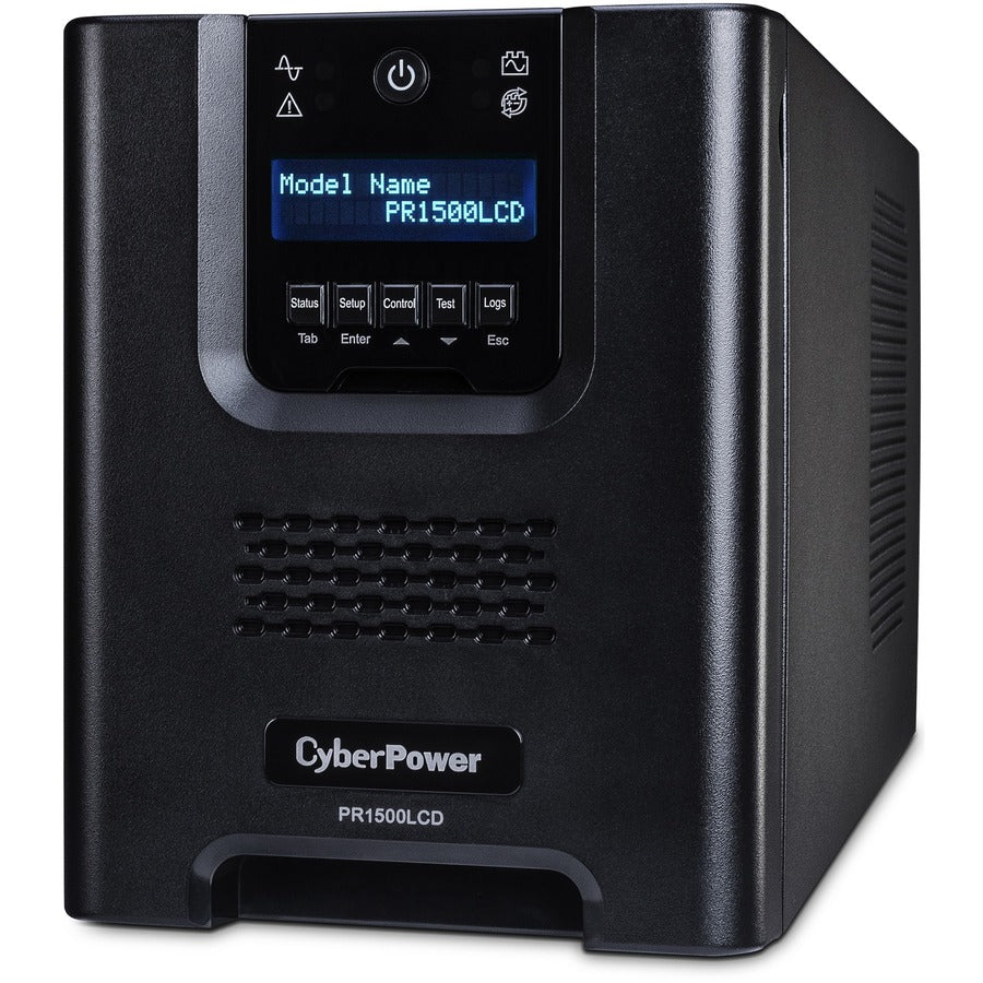 Onduleur LCD mini-tour à onde sinusoïdale pure 1 500 VA CyberPower Smart App Sinewave PR1500LCD