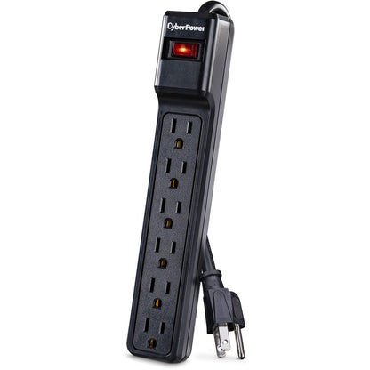 Parasurtenseur CyberPower CSB604 Essential à 6 prises avec 900 joules et cordon de 4 pieds - Boîtes marron unies CSB604