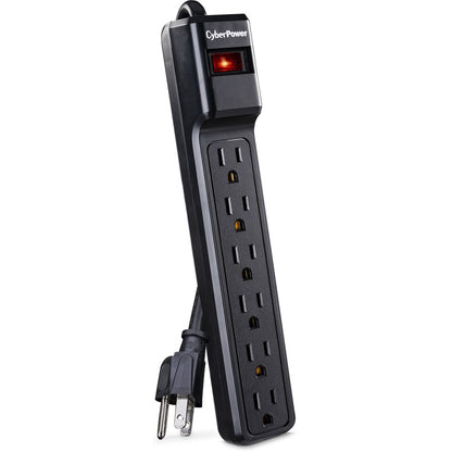 Parasurtenseur CyberPower CSB604 Essential à 6 prises avec 900 joules et cordon de 4 pieds - Boîtes marron unies CSB604