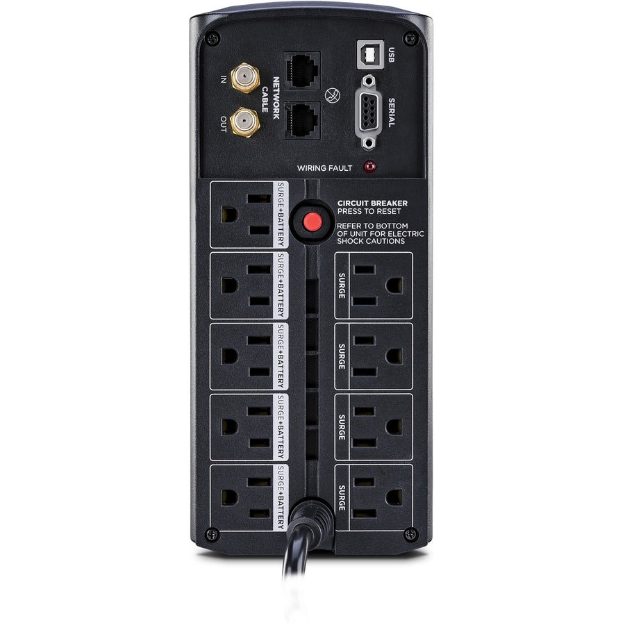 Systèmes d'onduleurs CyberPower CP1000AVRLCD LCD intelligent - Capacité : 1000 VA / 600 W CP1000AVRLCD