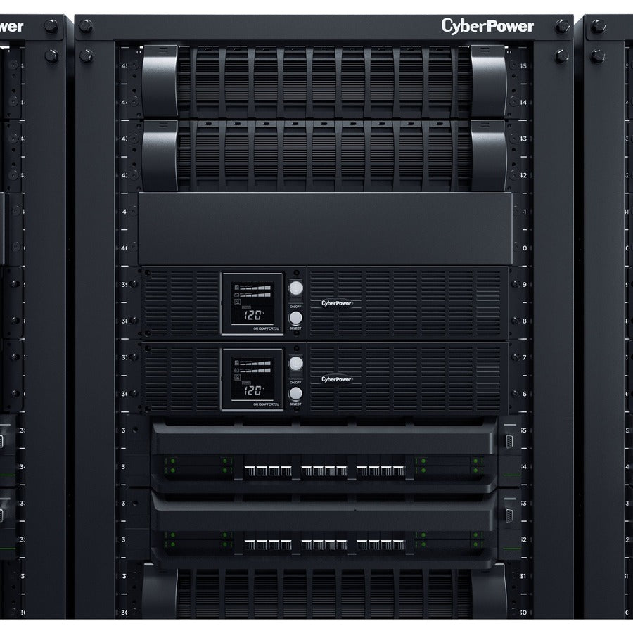 Système d'onduleur à onde sinusoïdale PFC CyberPower OR1500PFCRT2U 1500 VA 900 W Rack/Tour Compatible PFC Onde sinusoïdale pure OR1500PFCRT2U