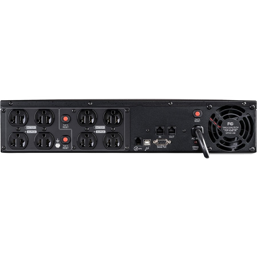 Système d'onduleur à onde sinusoïdale PFC CyberPower OR1500PFCRT2U 1500 VA 900 W Rack/Tour Compatible PFC Onde sinusoïdale pure OR1500PFCRT2U