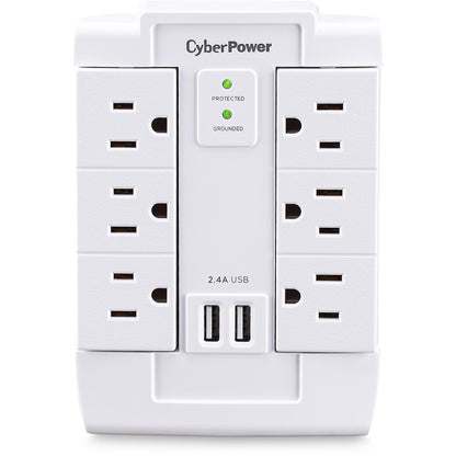 CyberPower Professional CSP600WSURC2 6 Outlets Surge Suppressor/Protector CSP600WSURC2